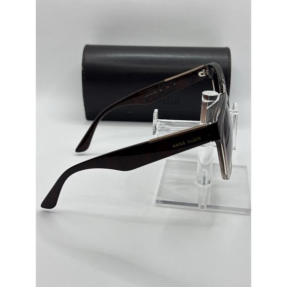Anne Klein AKS1013 Sunglasses Brown Gradient Oversized Women w/ Case main image 6